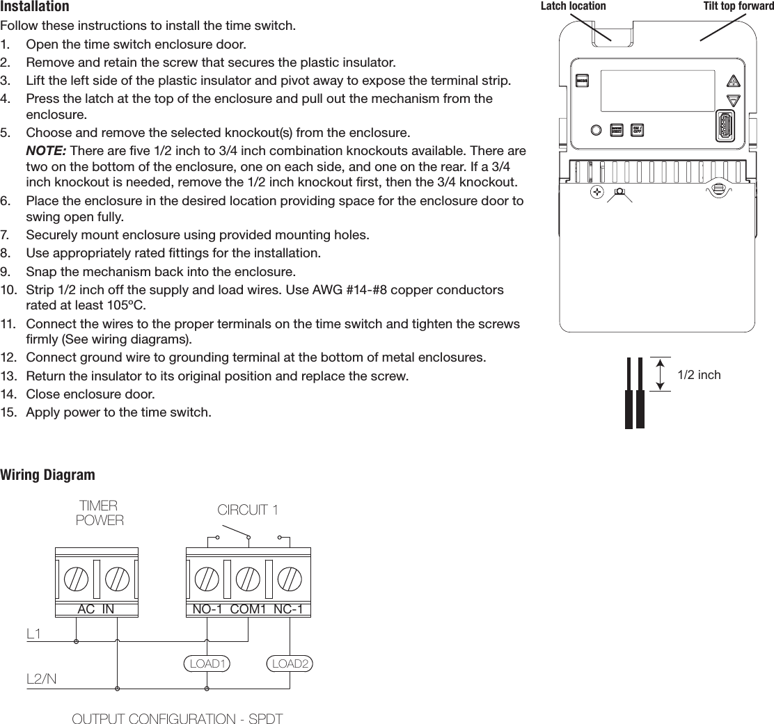 Page 2 of 8 - Installation Directions