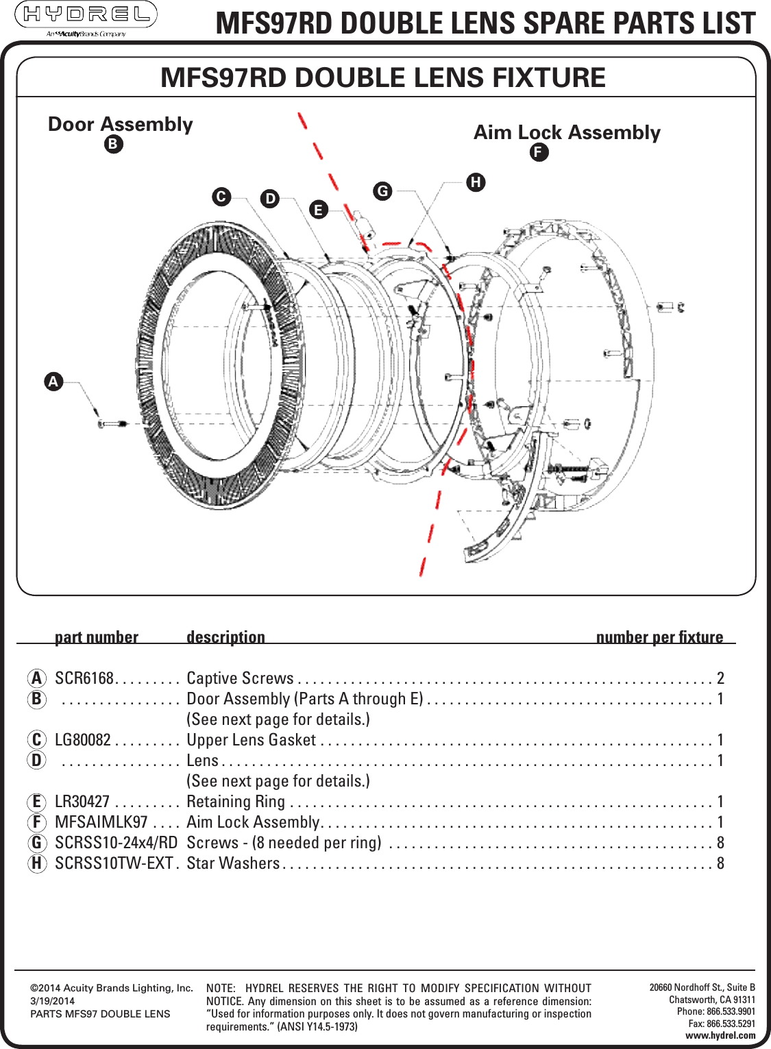 Page 1 of 2 - Product Detail Manual 