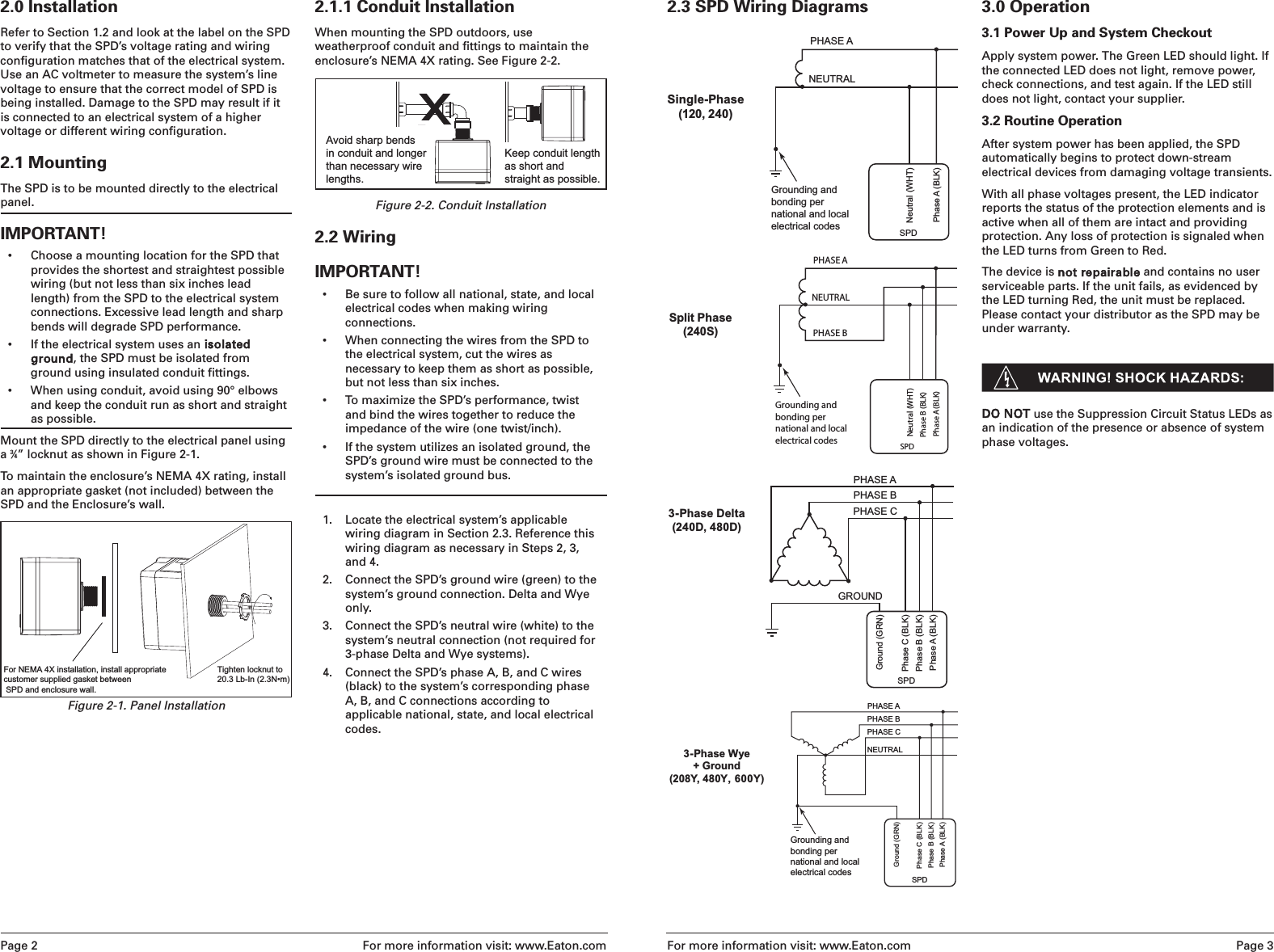 Page 2 of 2 - Installation Directions