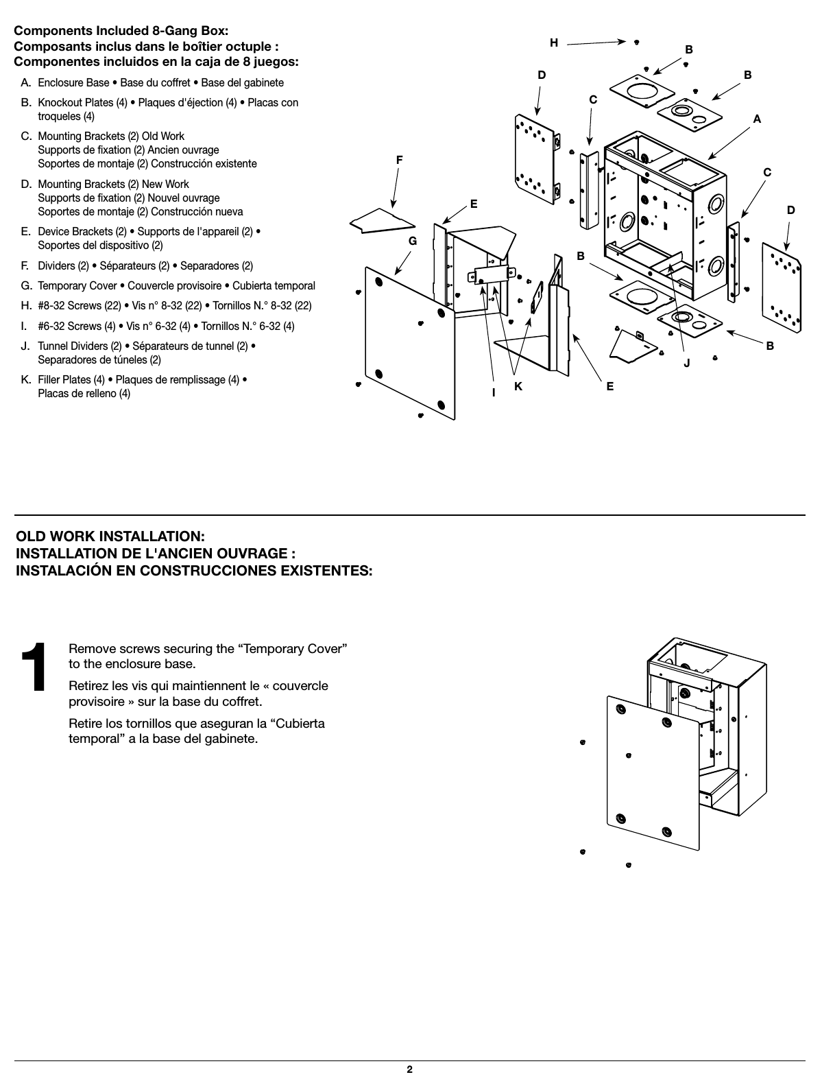 Page 2 of 8 - Installation Directions