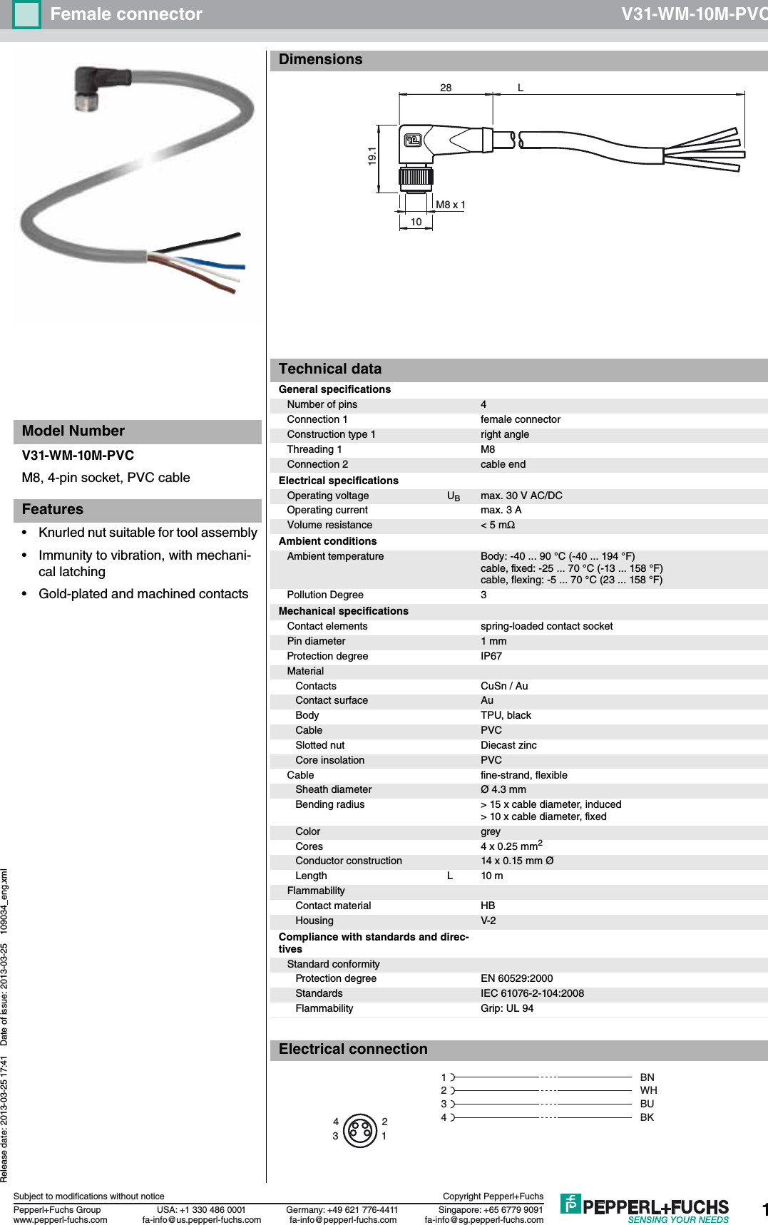 Page 1 of 1 - Data Sheet