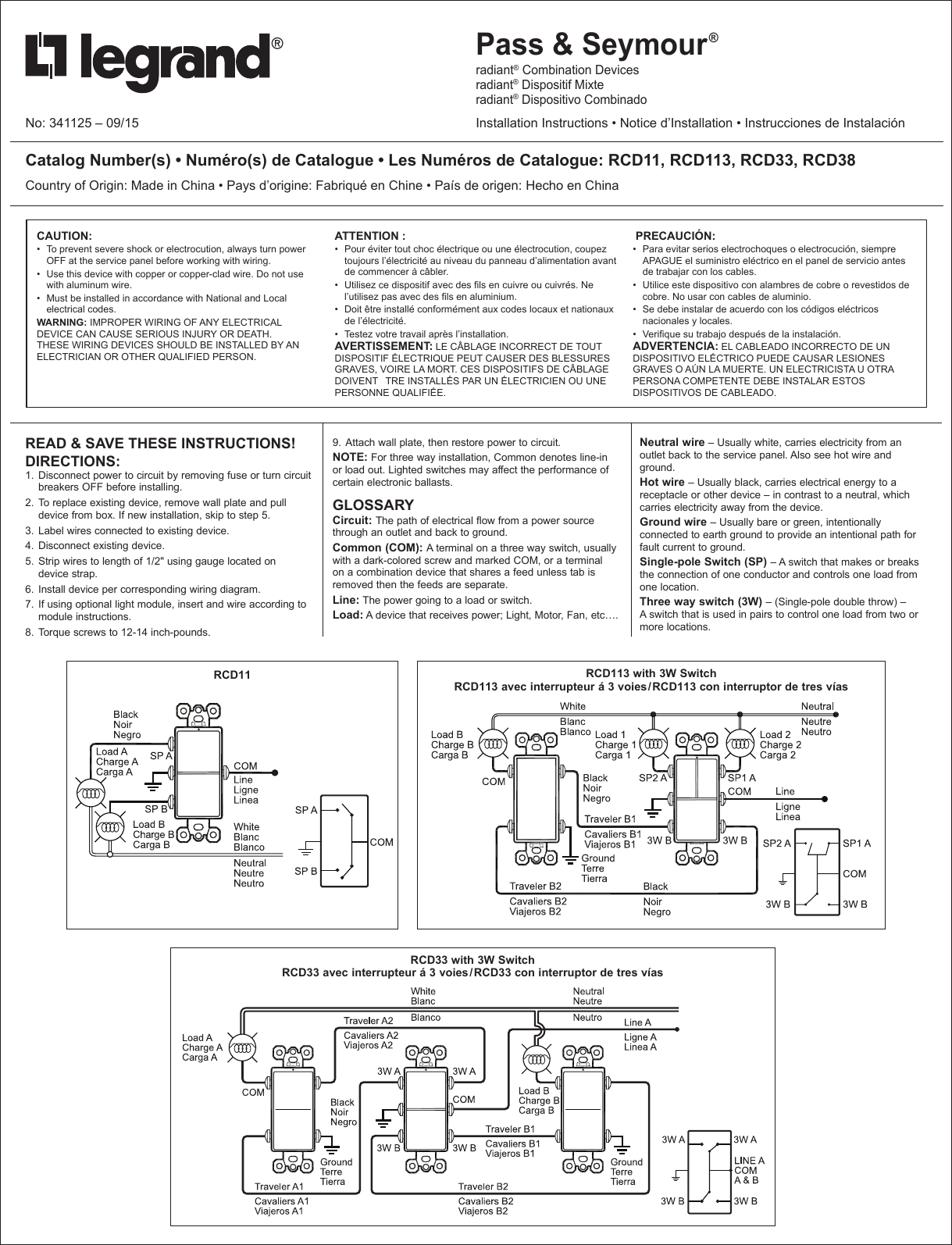 Page 1 of 2 - Installation Directions