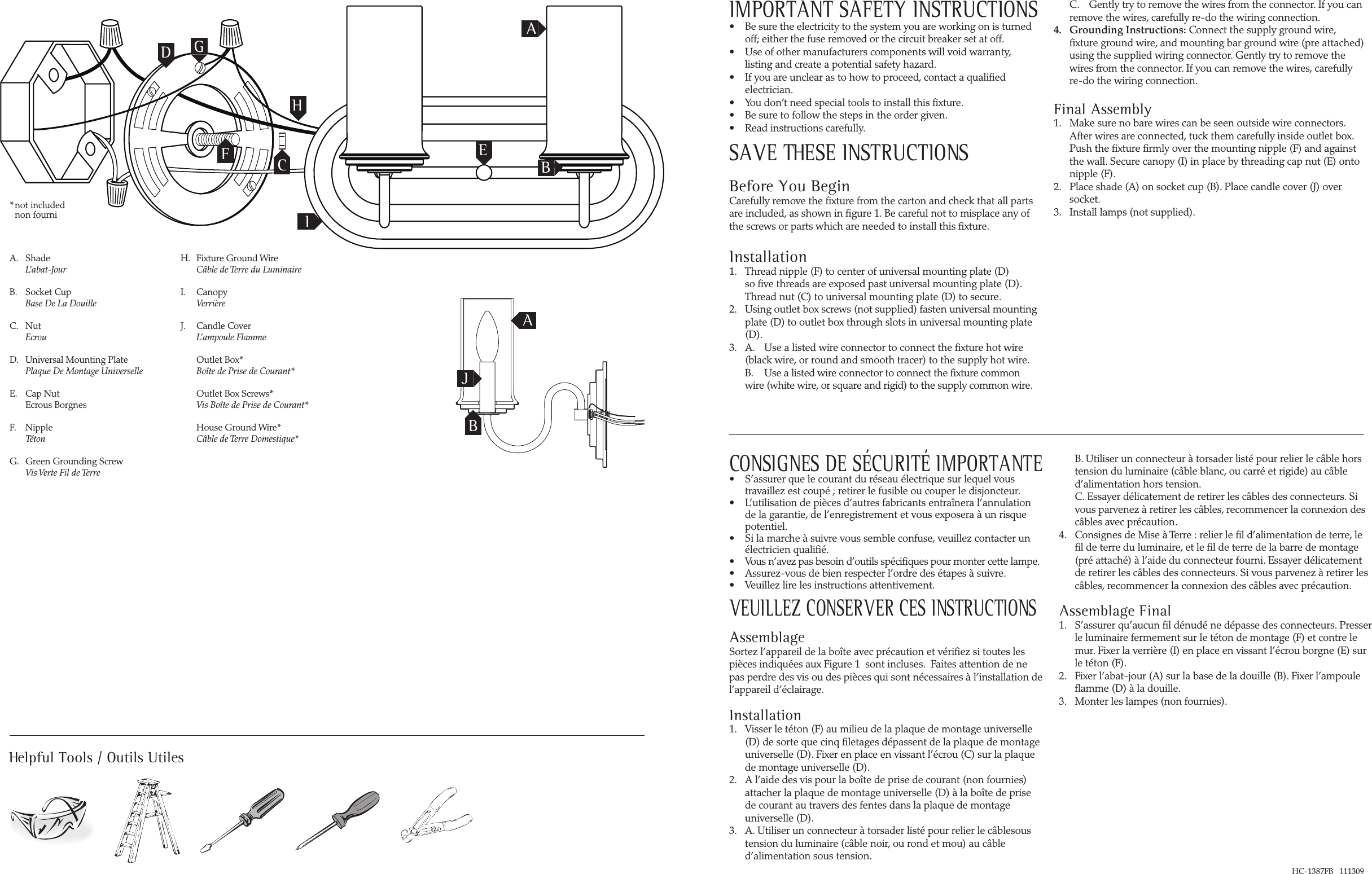 Page 2 of 2 - Installation Directions