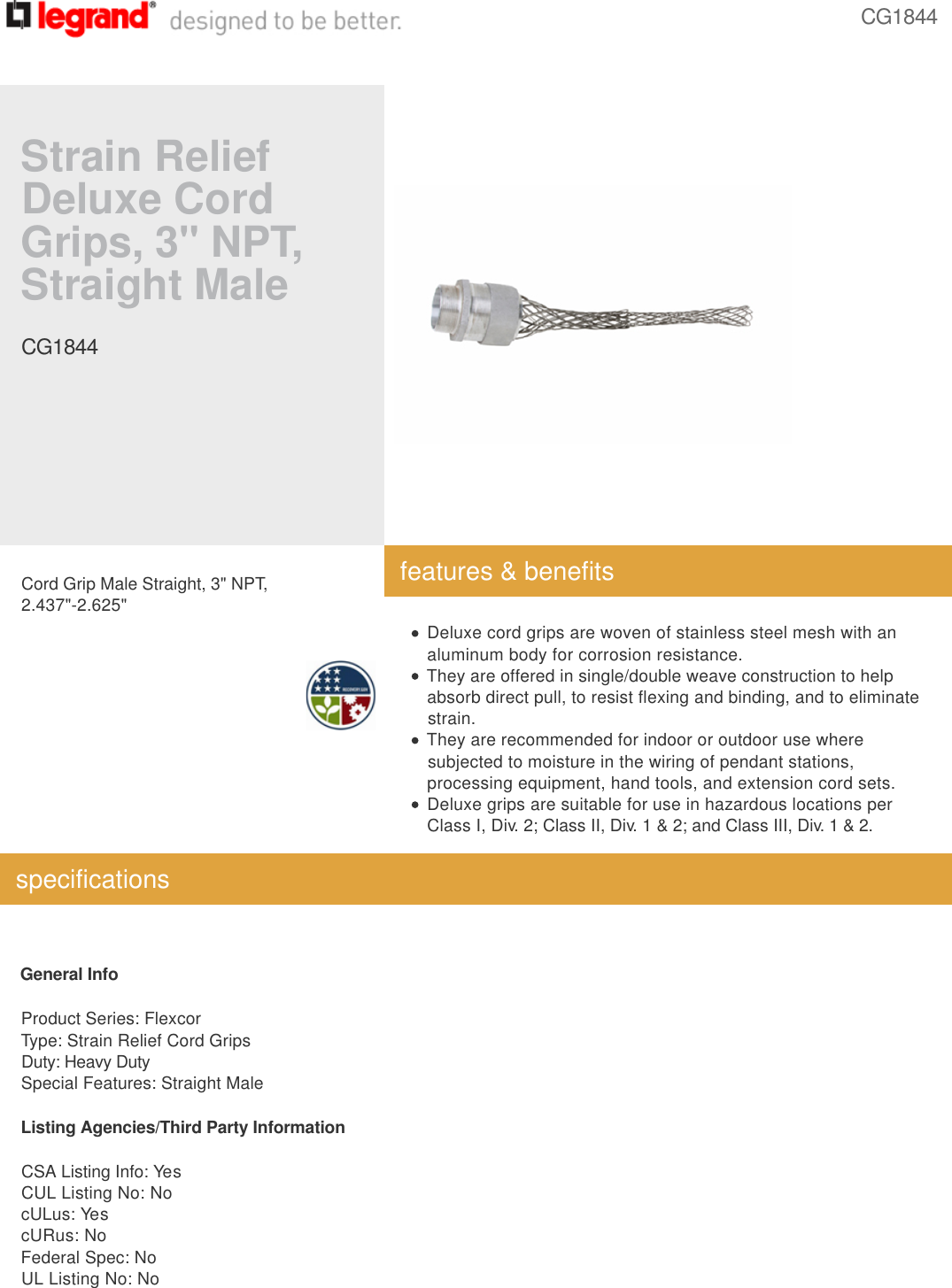 Page 1 of 2 - Product Detail Manual 