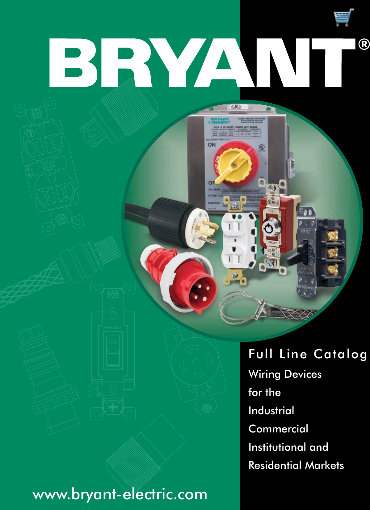 Heavy Duty 5756 BRYANT Male Plug 2-Pole 3-Wire LOT OF 10 