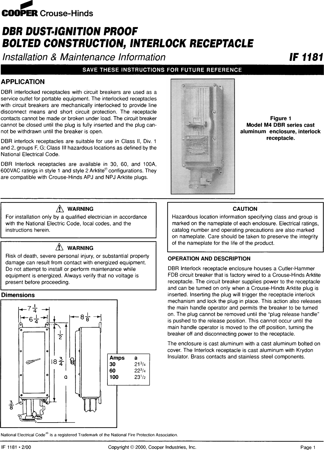 Page 1 of 4 - Installation Directions