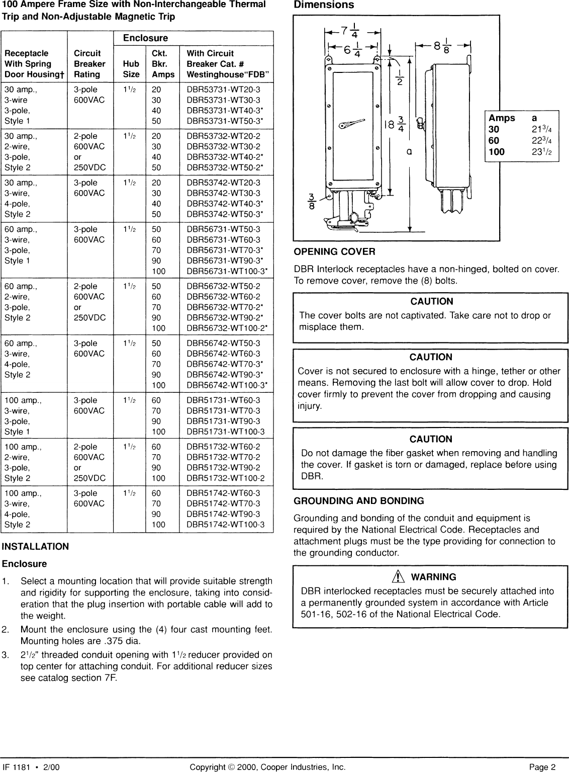 Page 2 of 4 - Installation Directions