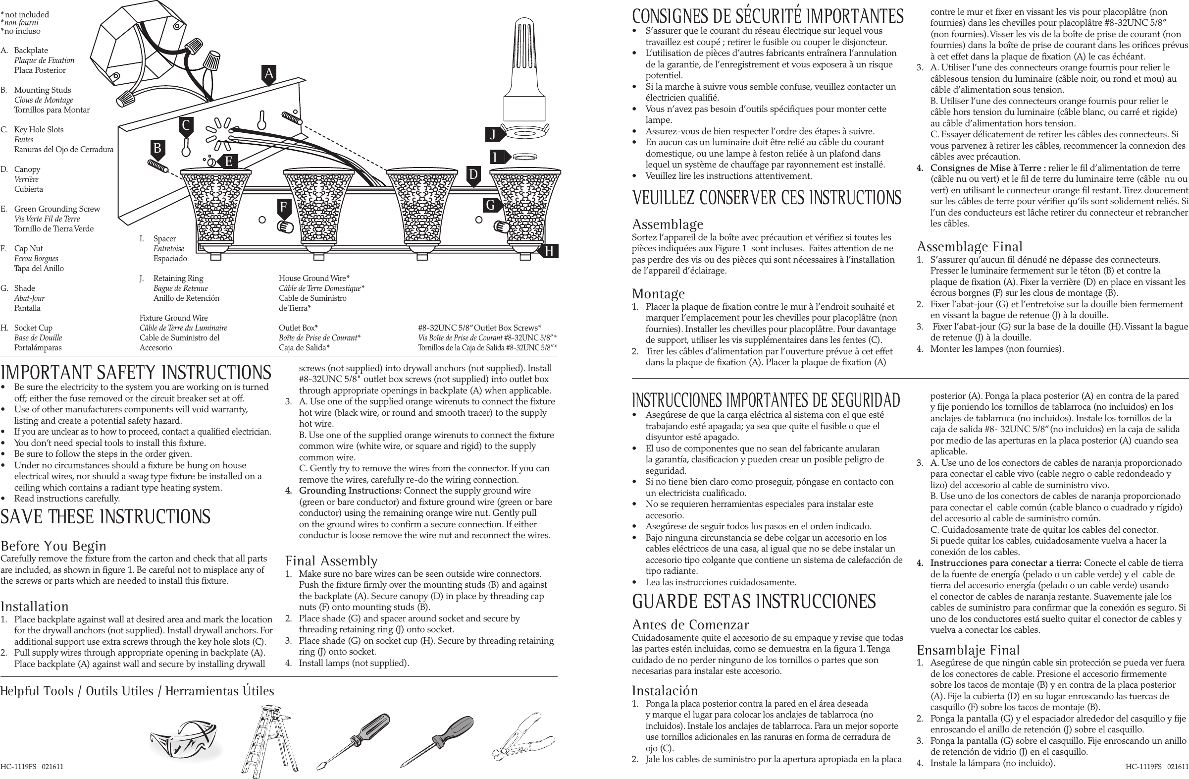 Page 2 of 2 - Installation Directions