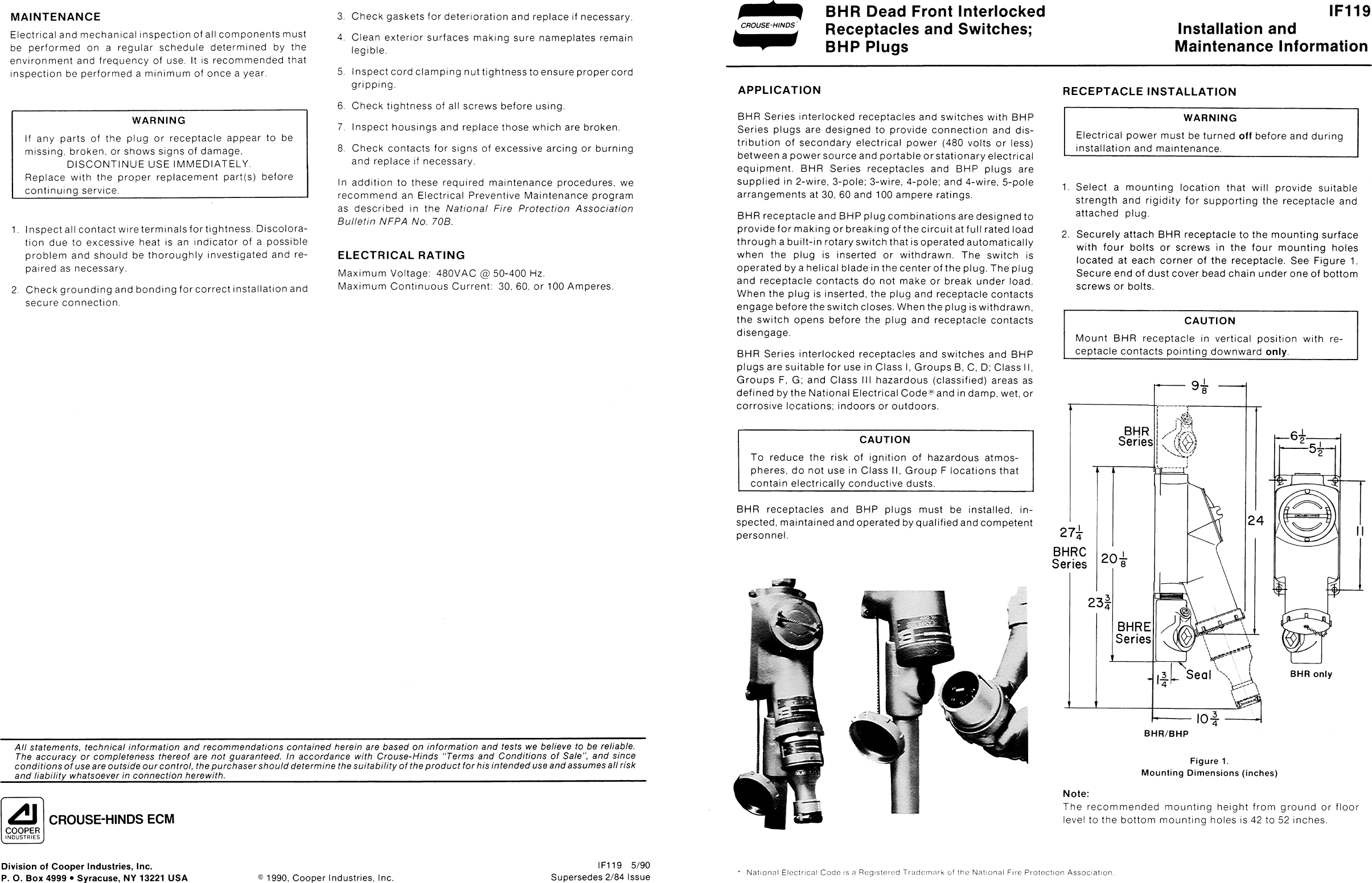 Page 1 of 4 - Installation Directions