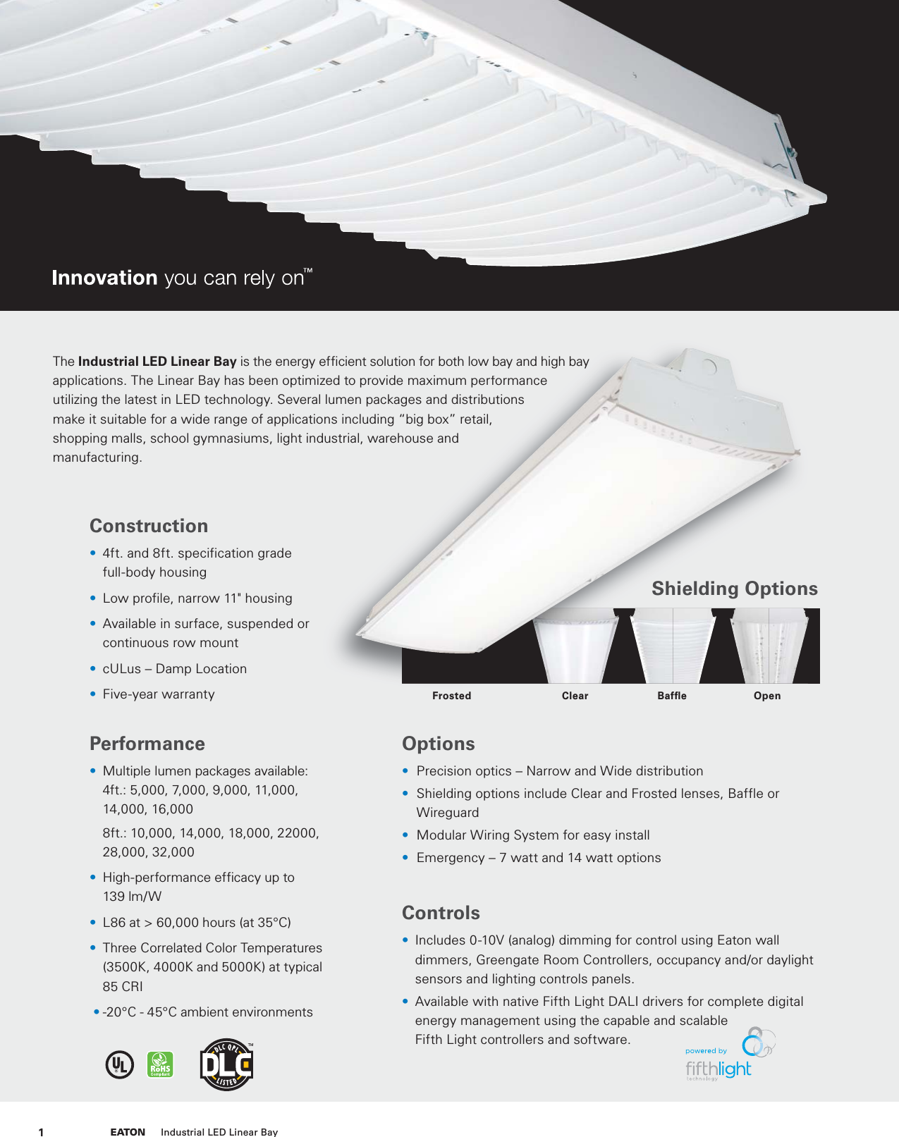 Page 2 of 4 - Metalux ILED Industrial LED High Bay Brochure