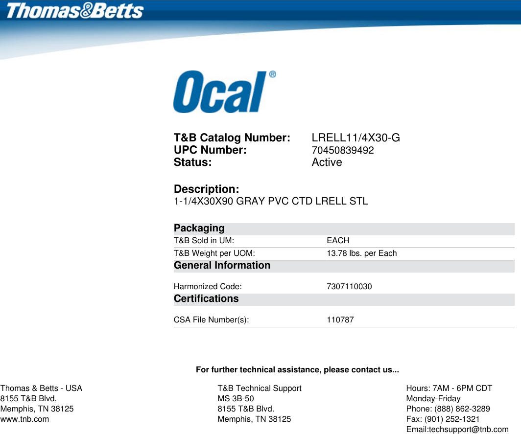 Page 1 of 1 - Product Detail Manual 