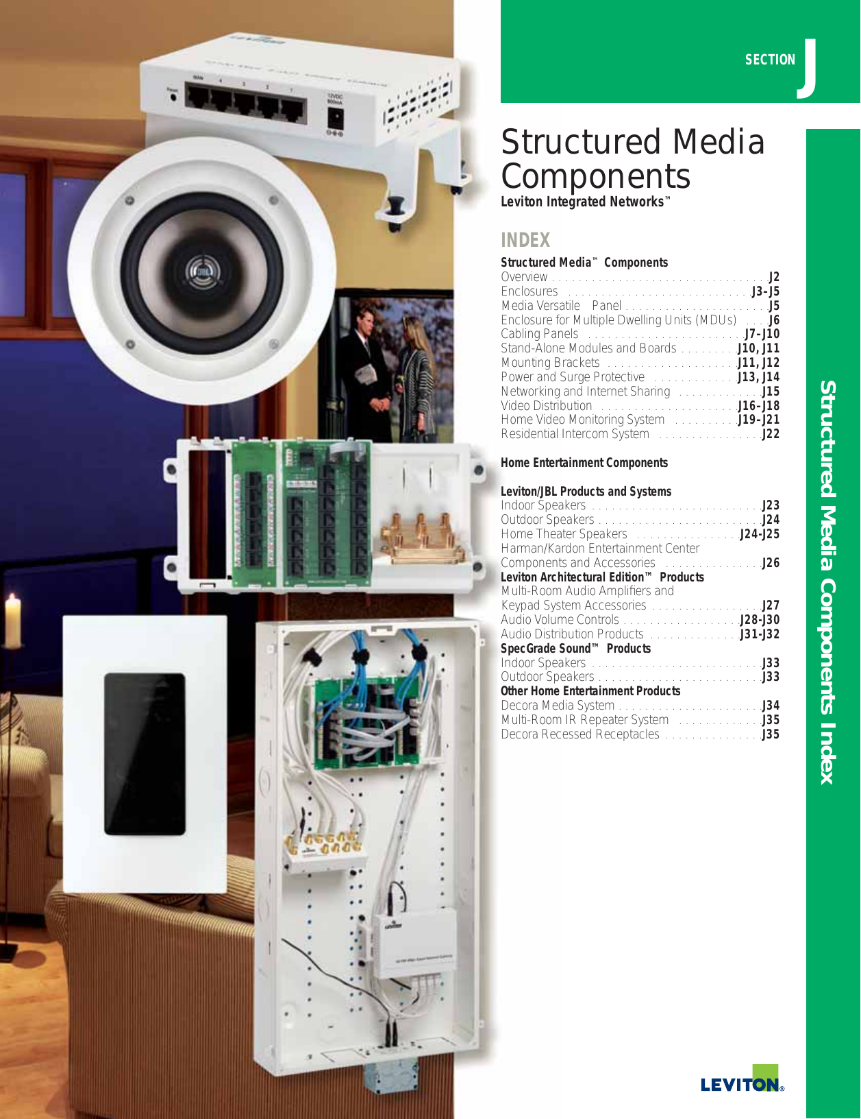 Leviton 1x9 Structured Media Bridged Telephone Module 015-47689-00b for sale online 