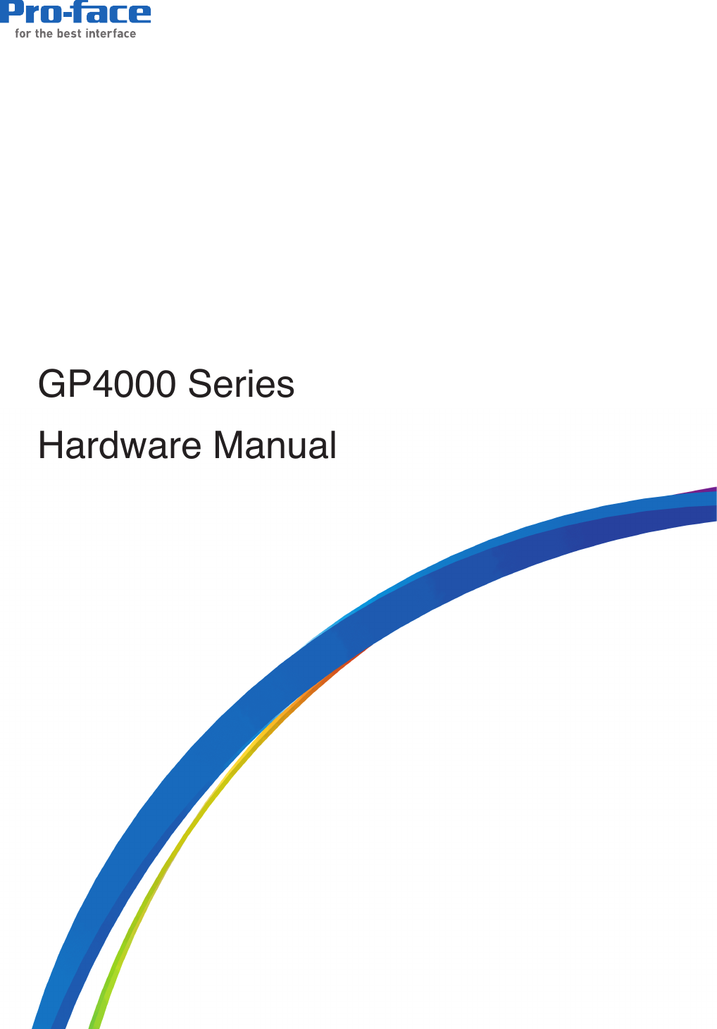 GP4000 Series Hardware Manual 1000492968 Catalog