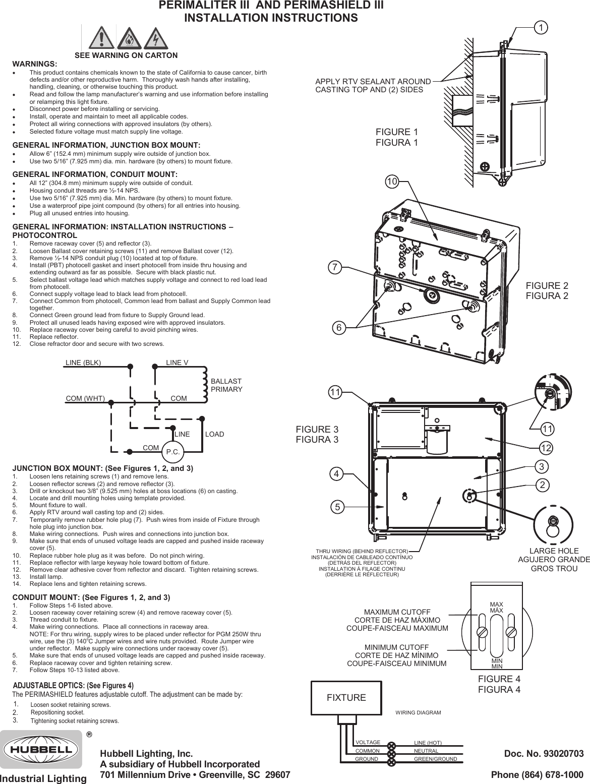 Page 1 of 3 - Installation Directions