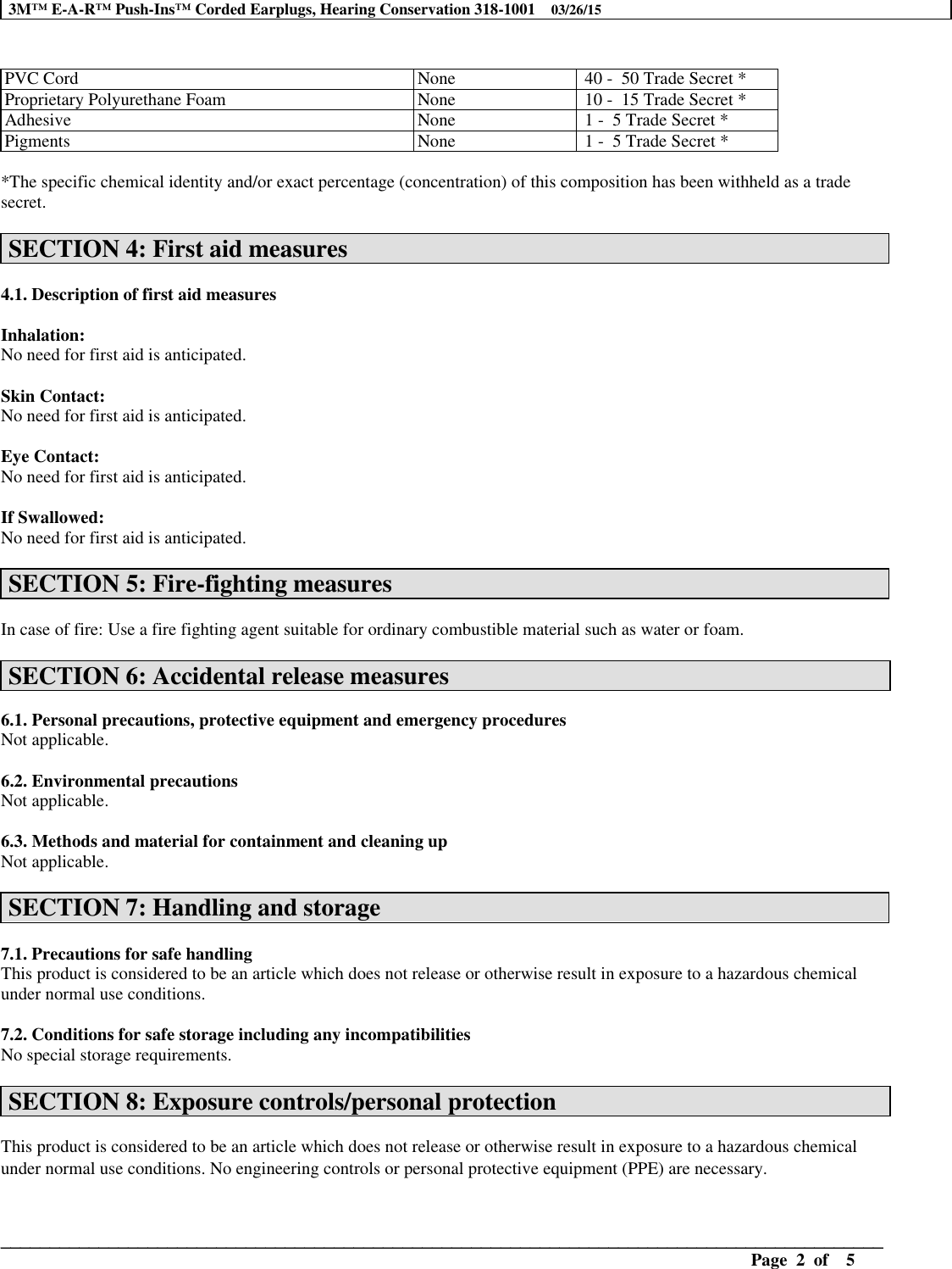 Page 2 of 5 - 1000503265-MSDS