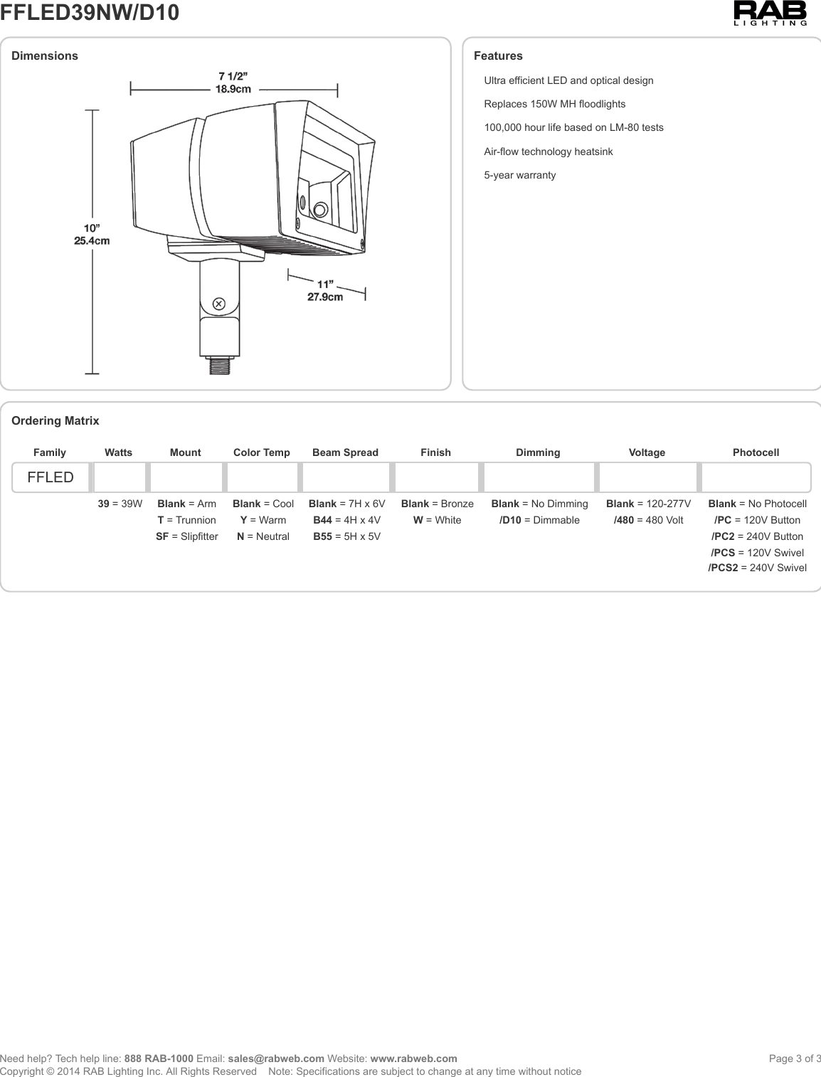 Page 3 of 3 - Product Detail Manual 