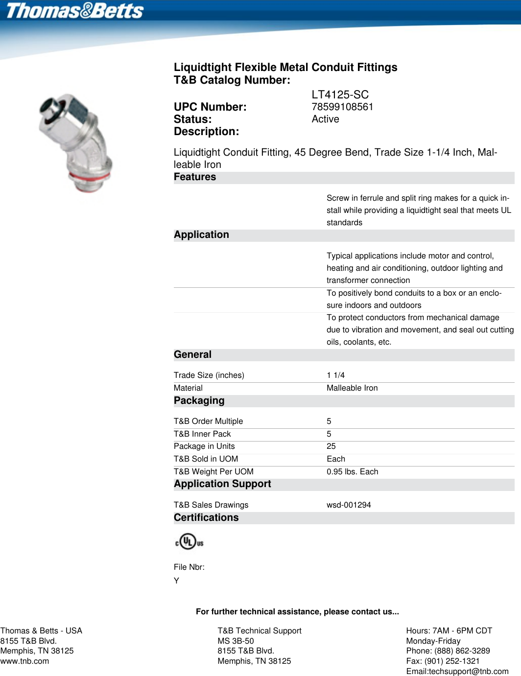 Page 1 of 1 - Product Detail Manual 