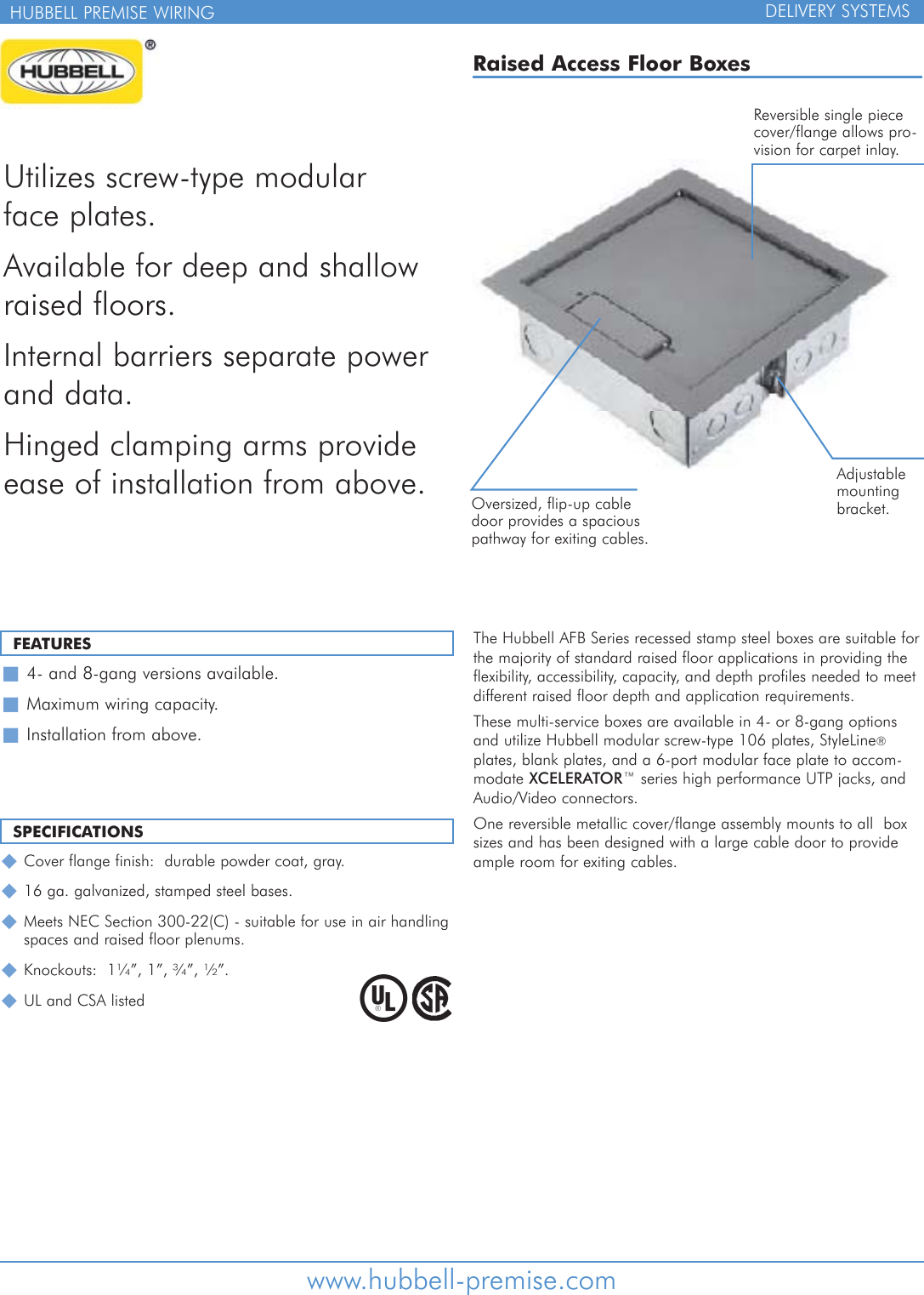 Page 1 of 2 - Raised Access Floor Boxes