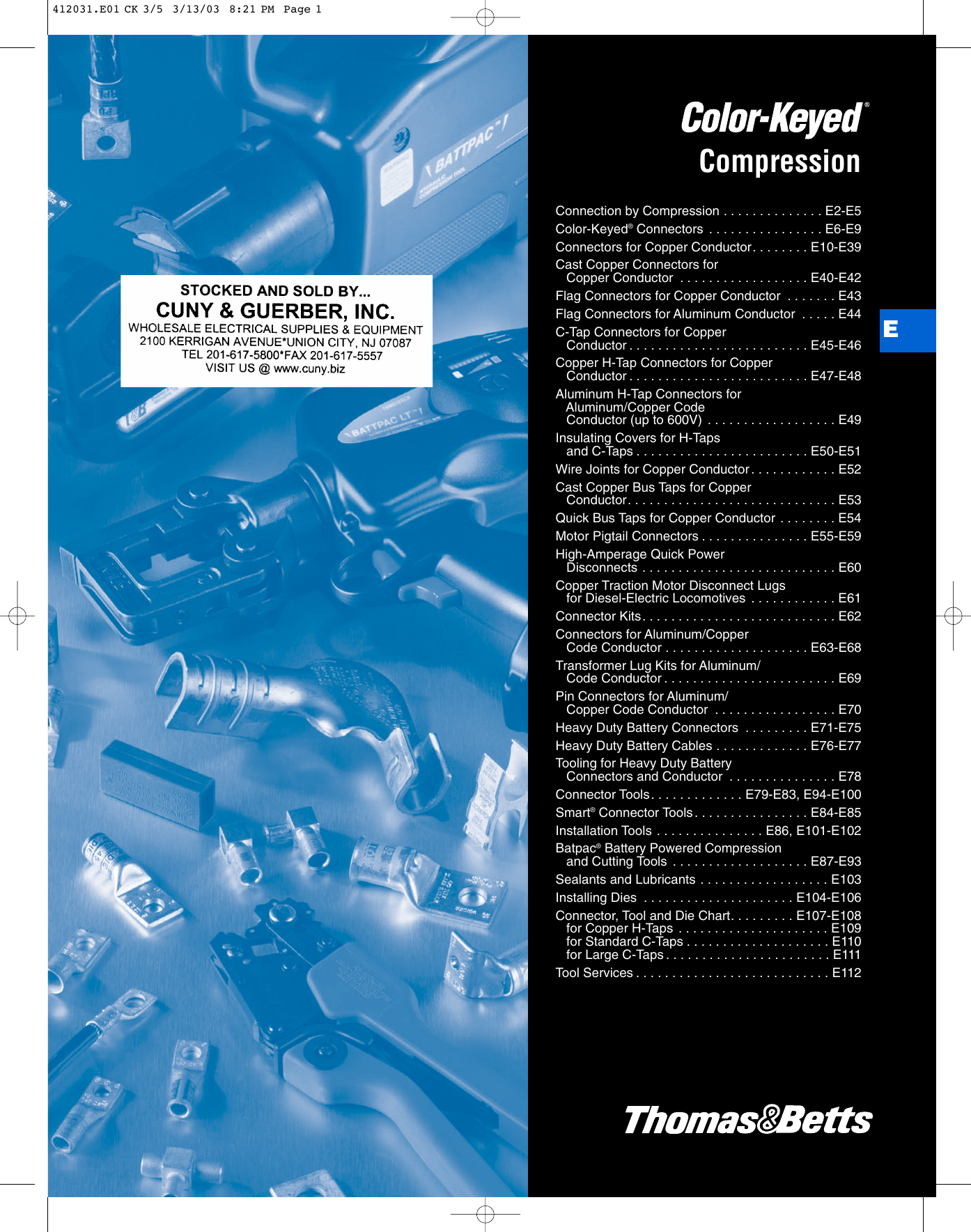 Thomas And Betts Crimp Color Chart