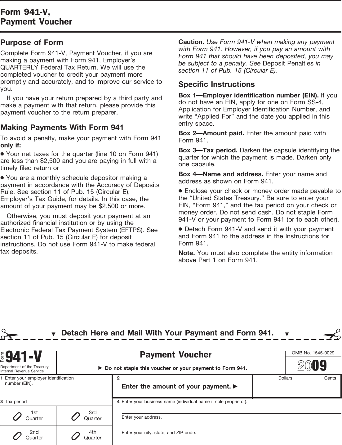 Page 3 of 4 - Form 941 (Rev. April 2009)  101030