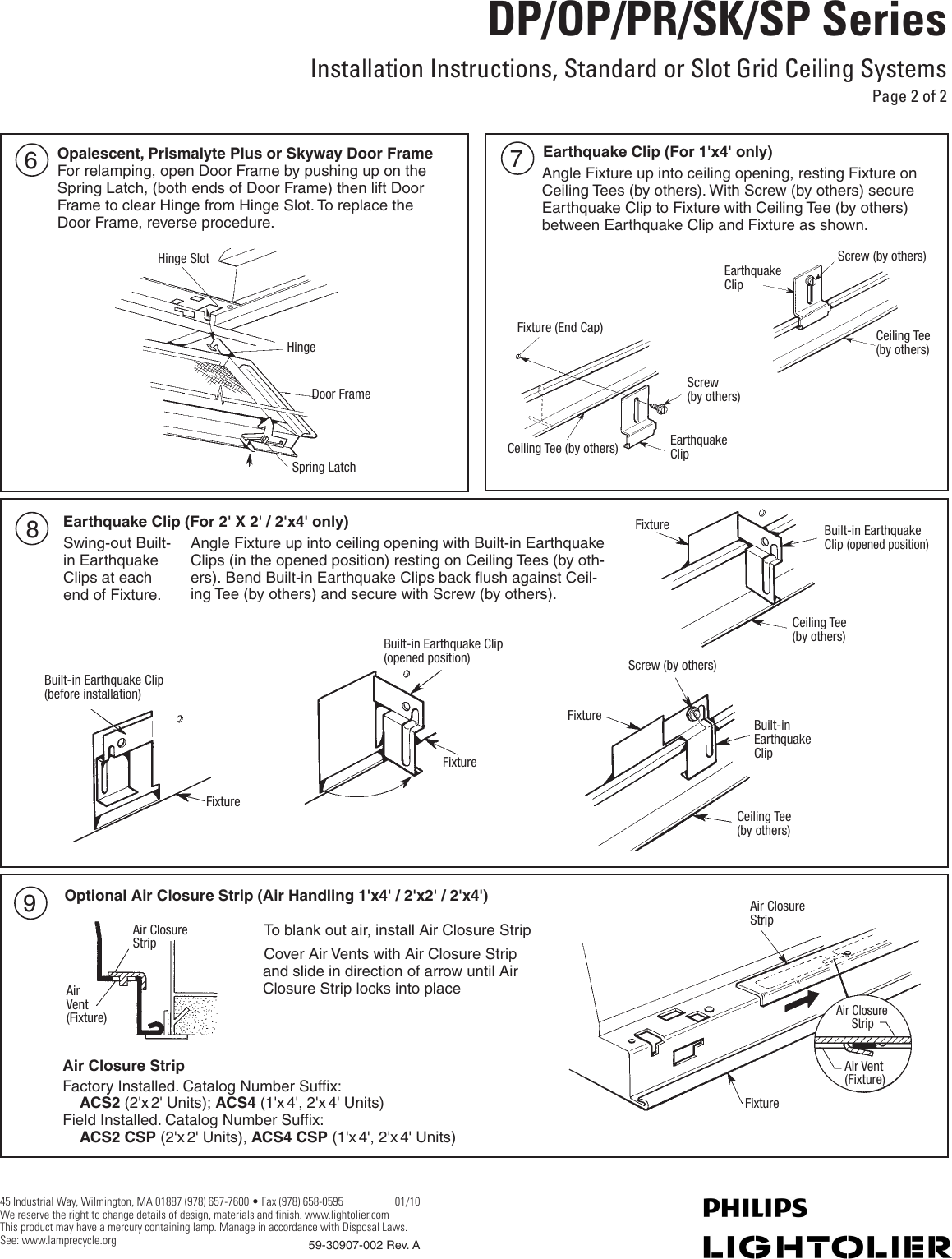 Page 2 of 2 - Installation Directions