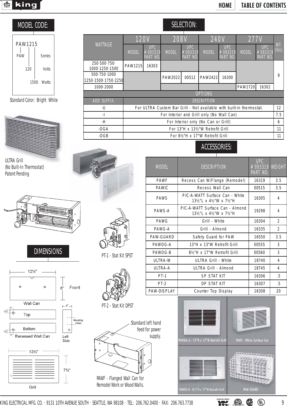 Page 1 of 2 - King Factory On A Disc - Product Catalog