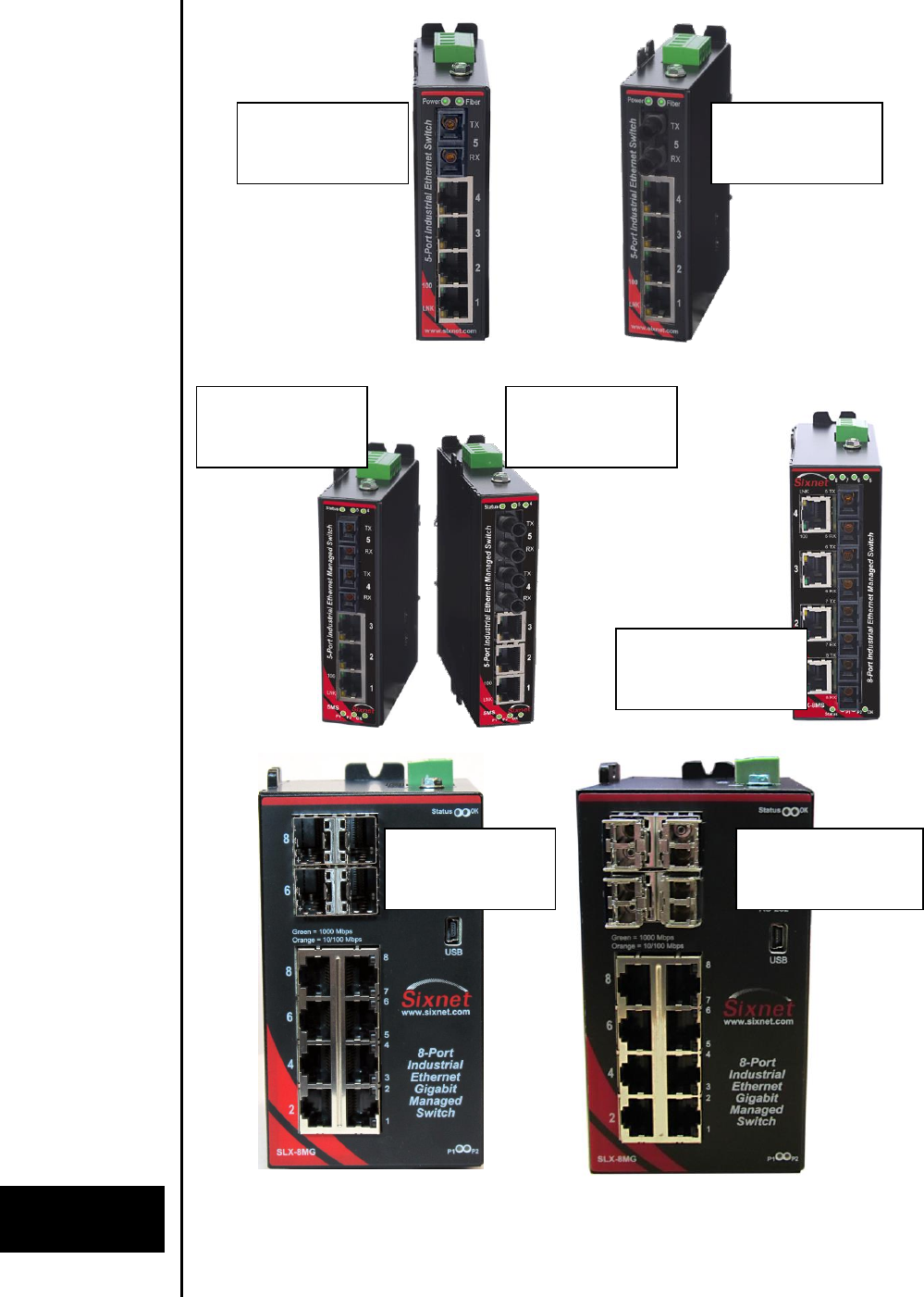 Industrial Switch Manual Installation Directions