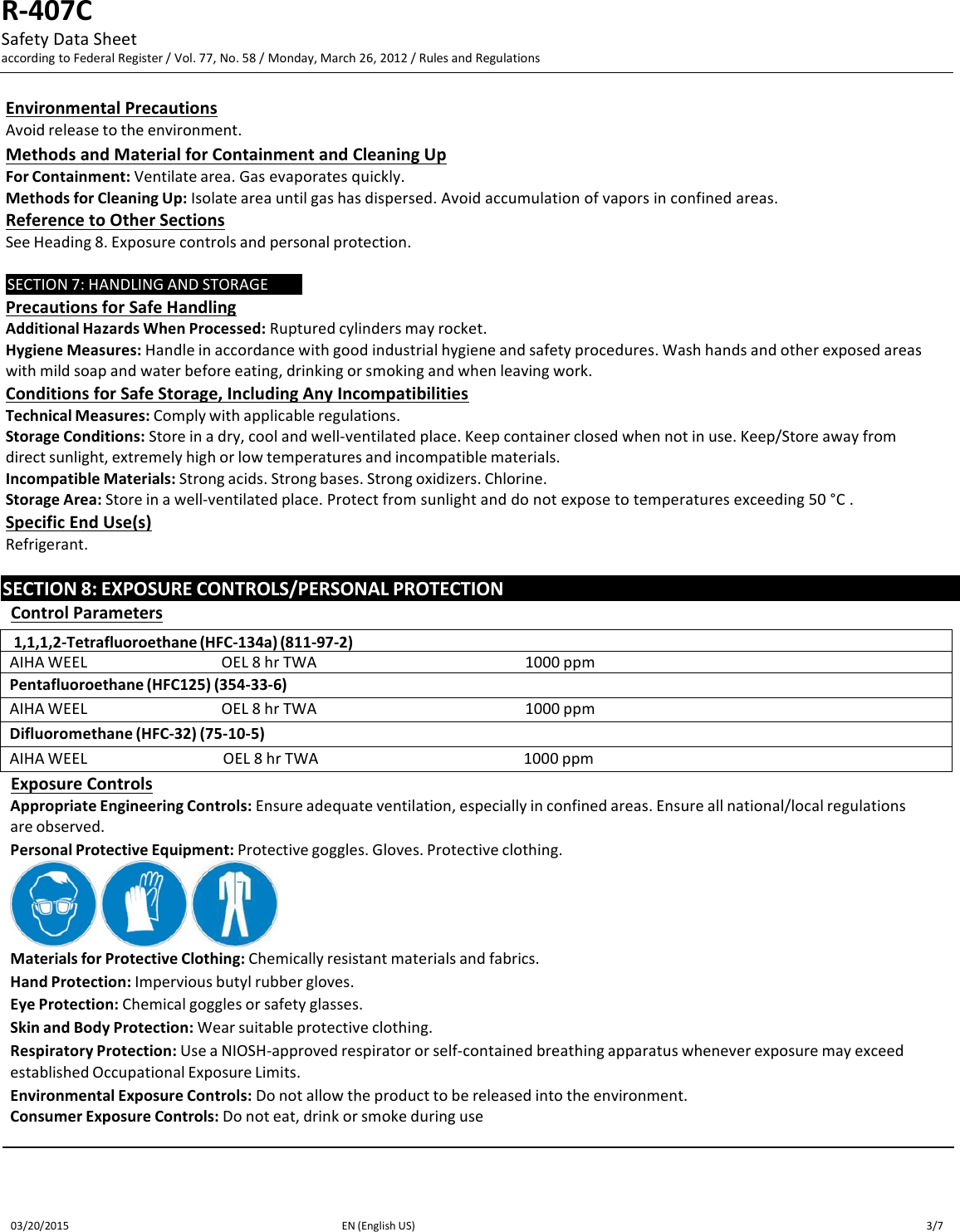 Page 3 of 7 - ICOR-SDS-R-407Cx  107415