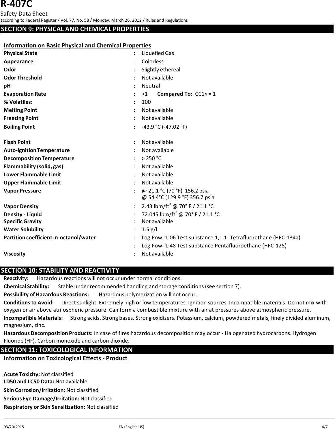 Page 4 of 7 - ICOR-SDS-R-407Cx  107415