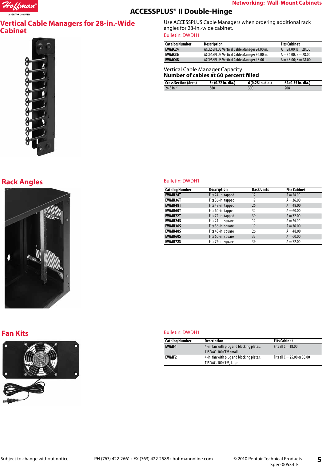 Page 5 of 6 - PROLINE® Network Switch Cabinet