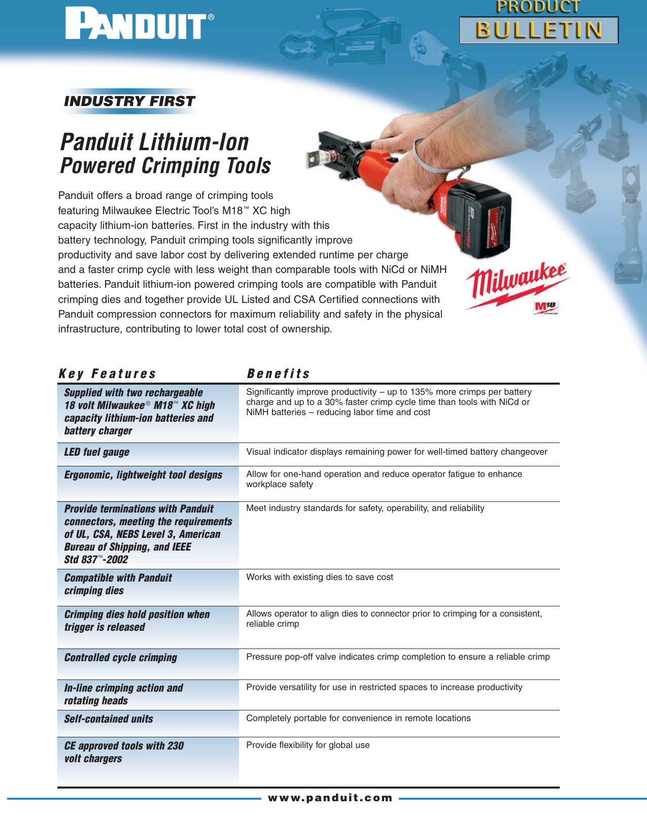 Page 1 of 12 - SA-PCCB12 (Lithium-Ion Powered Crimping Tools).qxp