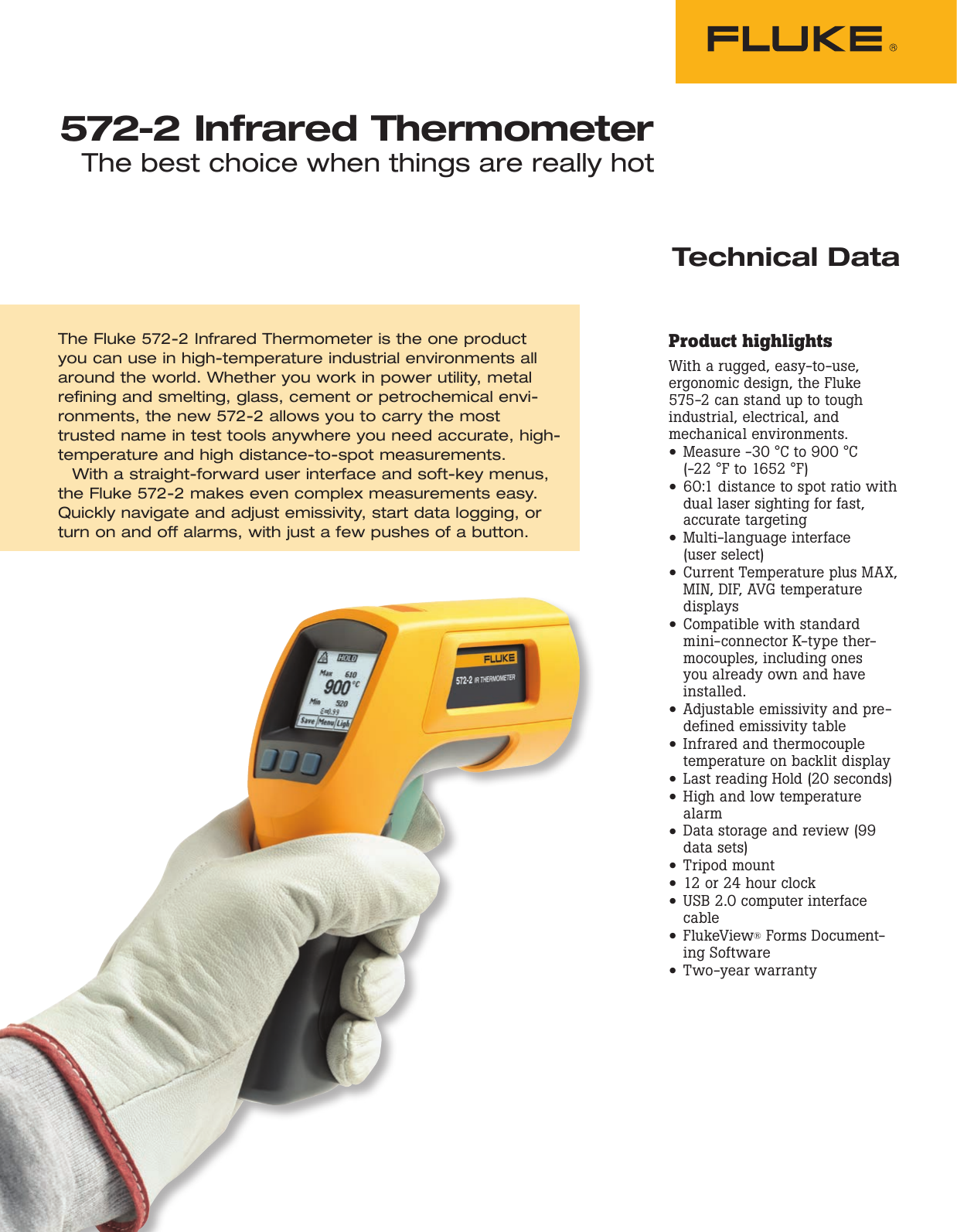 Page 1 of 3 - 572-2 Infrared Thermometer