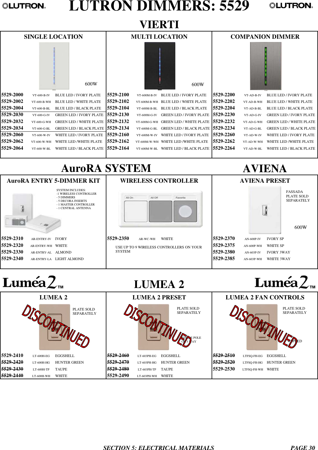 Page 2 of 9 - 5ELECTRICAL MATERIAL 5517-5539x  113381-Catalog