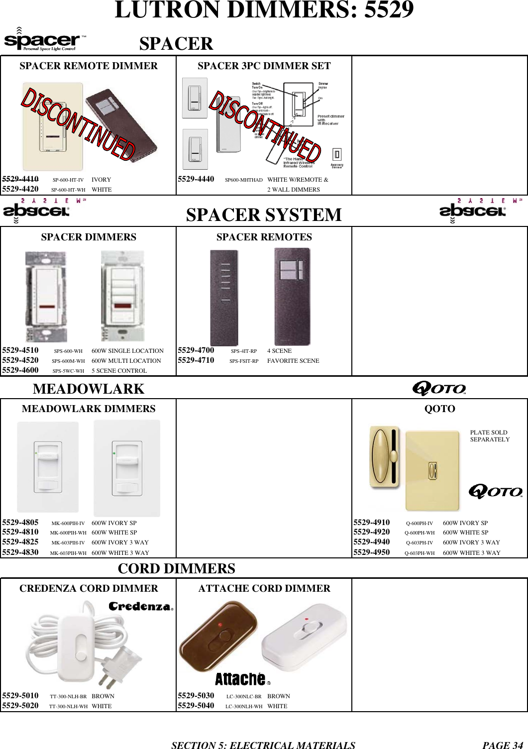 Page 6 of 9 - 5ELECTRICAL MATERIAL 5517-5539x  113381-Catalog