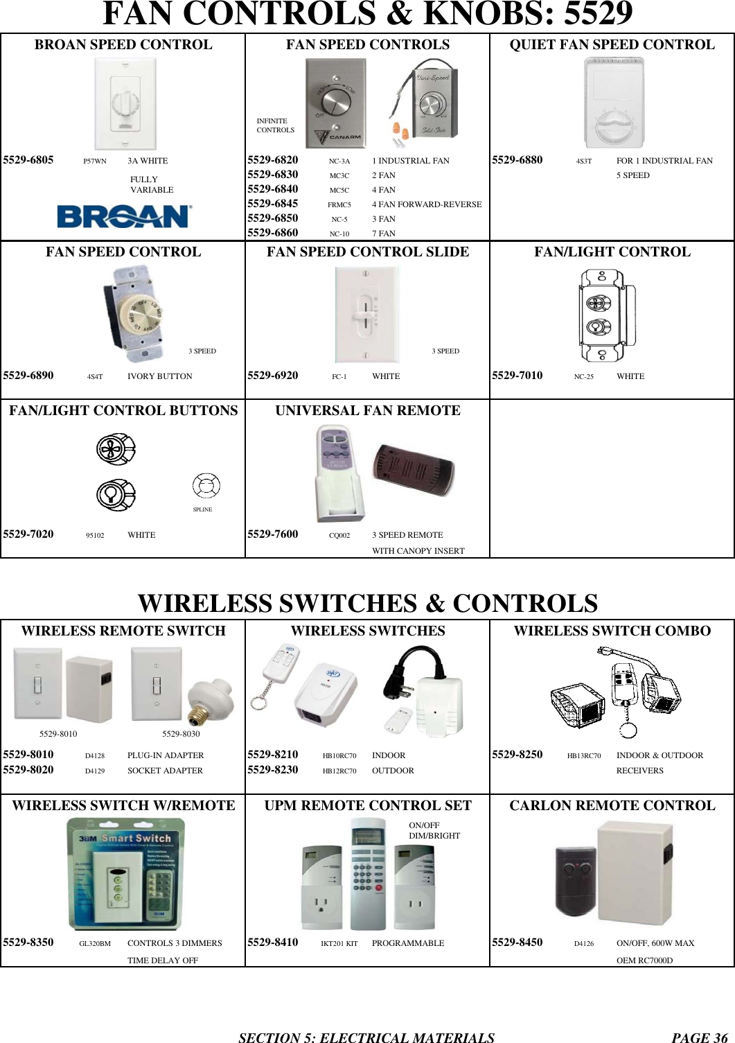 Page 8 of 9 - 5ELECTRICAL MATERIAL 5517-5539x  113381-Catalog