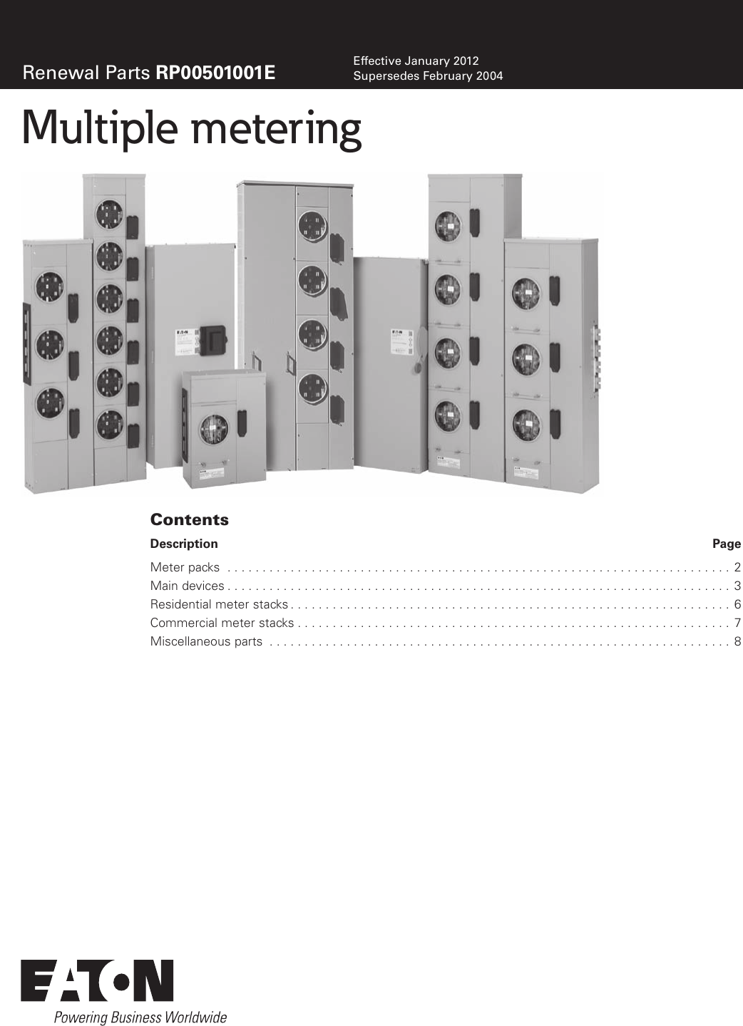 Page 1 of 8 - Product Detail Manual 