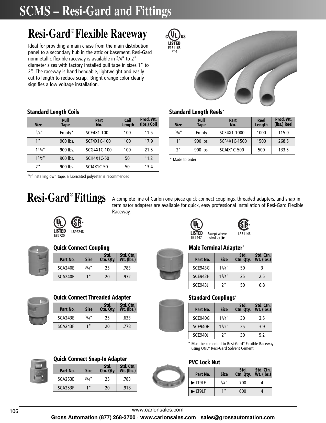 Page 4 of 8 - Carlon 2005 Master Catalog  Brochure