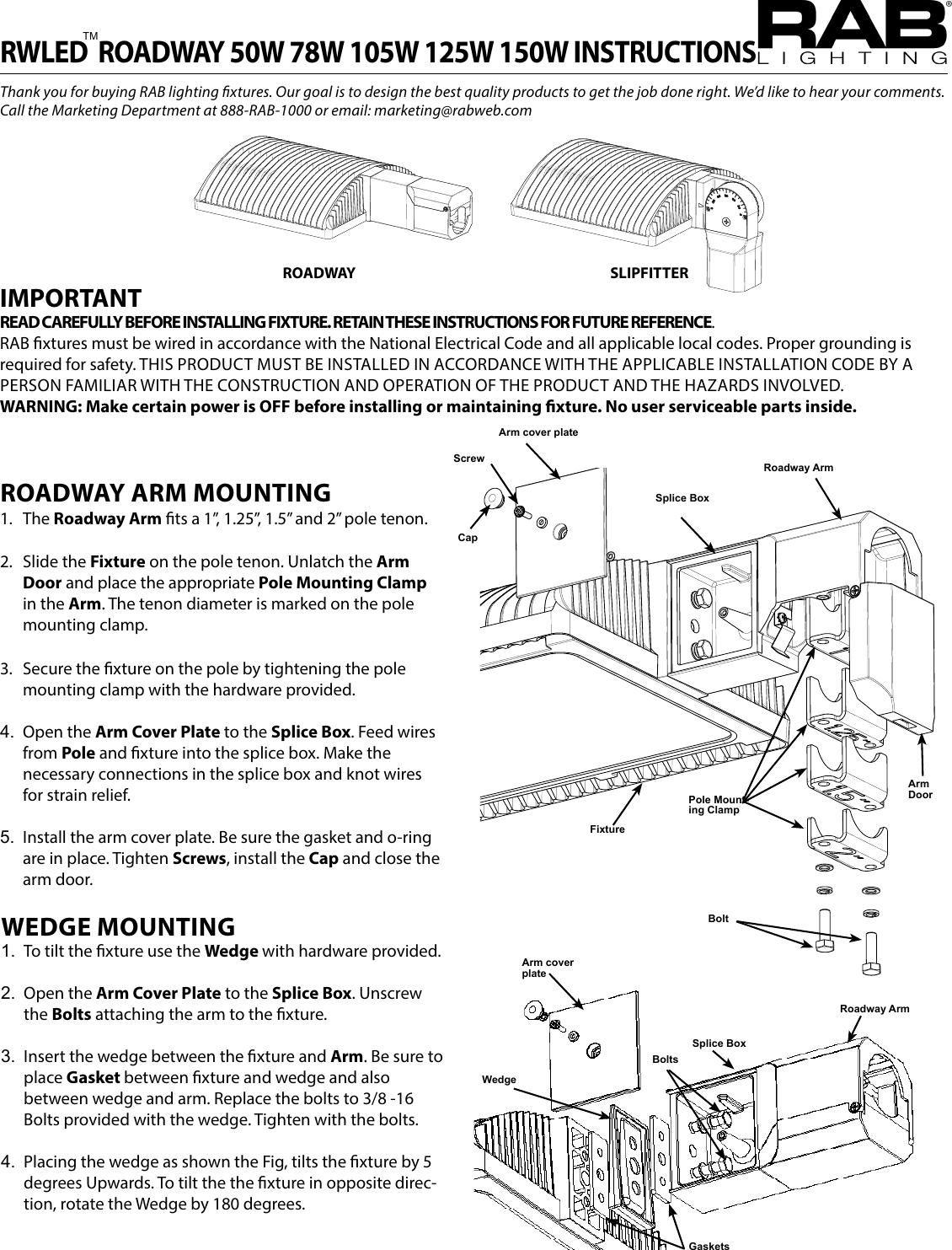 Page 1 of 3 - Installation Directions