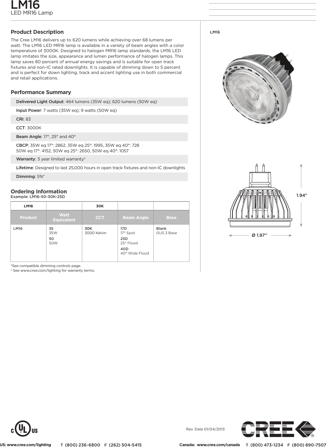 Page 1 of 3 - Product Detail Manual 