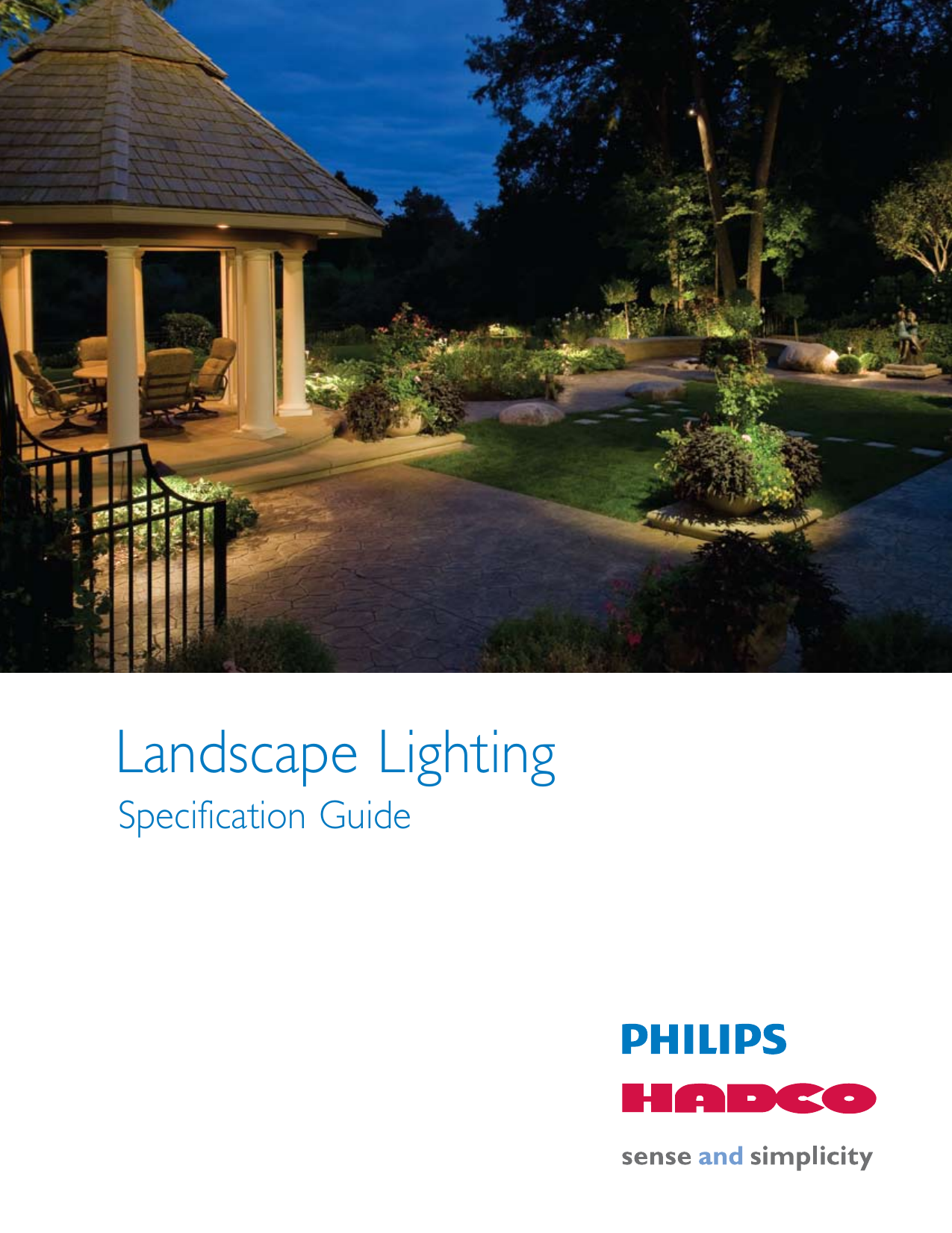 Brochure, Hadco Landscape Lighting Catalog
