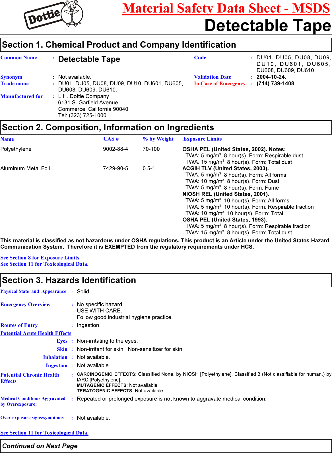 Page 1 of 5 - CHEMMATE2732  122429-MSDS