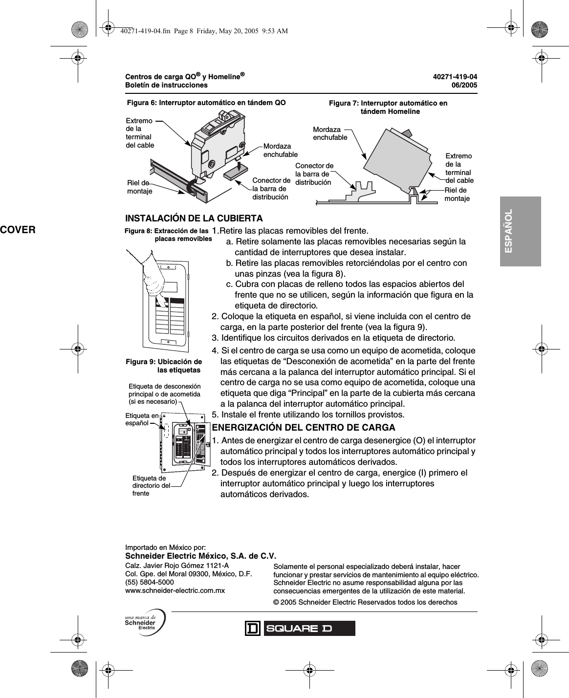 Page 8 of 8 - 40271-419-04  Installation Directions