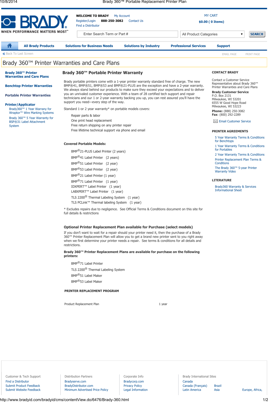 Page 1 of 2 - Warranty