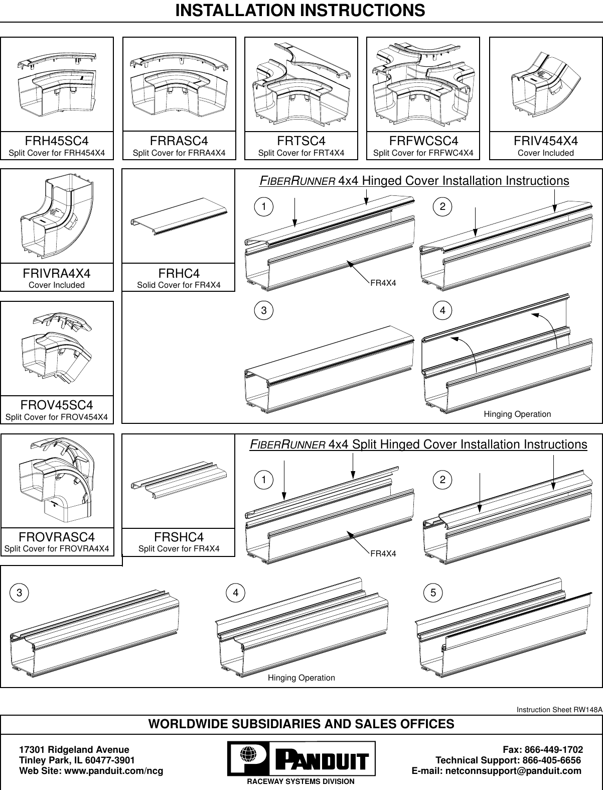 Page 2 of 2 - RW148A - R4 Installation Directions