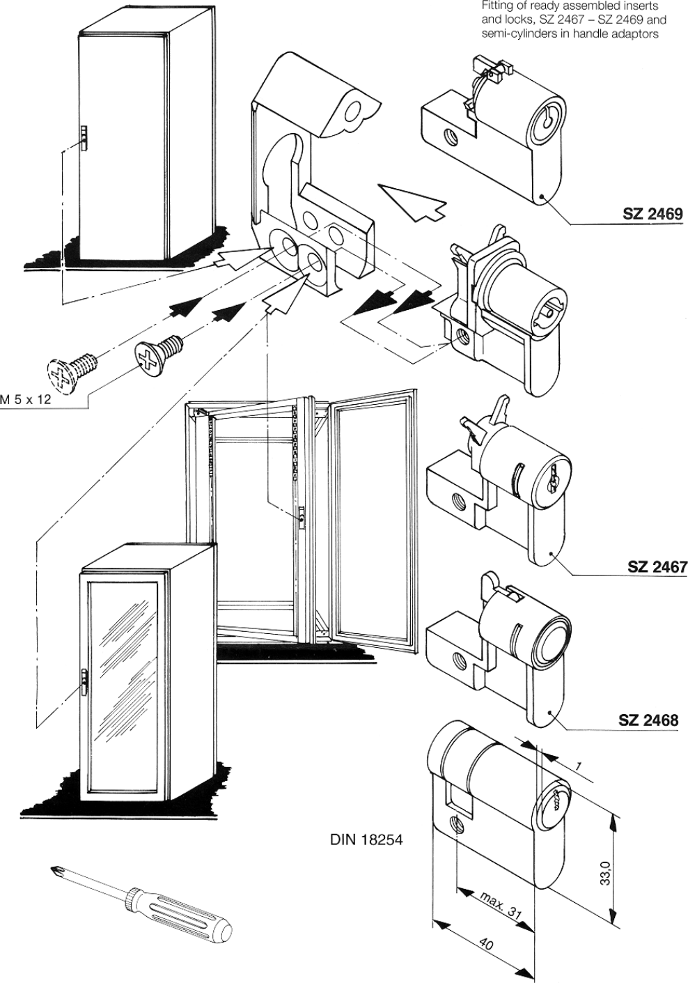 Page 7 of 10 - Rittal Ergoform-S Handle Assembly Instructions Installation Directions