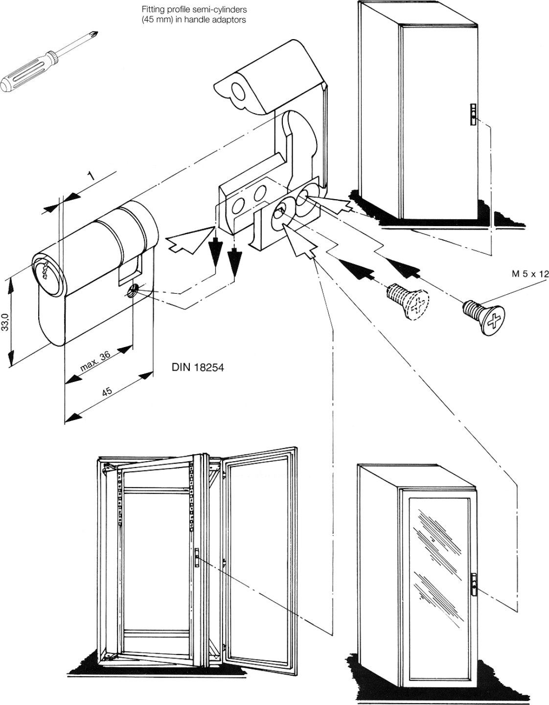 Page 8 of 10 - Rittal Ergoform-S Handle Assembly Instructions Installation Directions