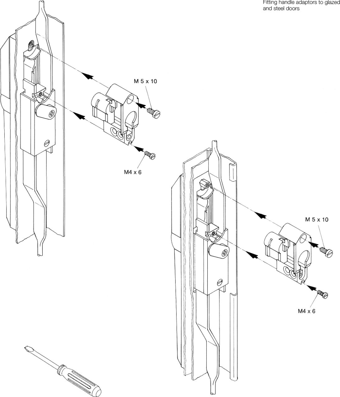 Page 9 of 10 - Rittal Ergoform-S Handle Assembly Instructions Installation Directions