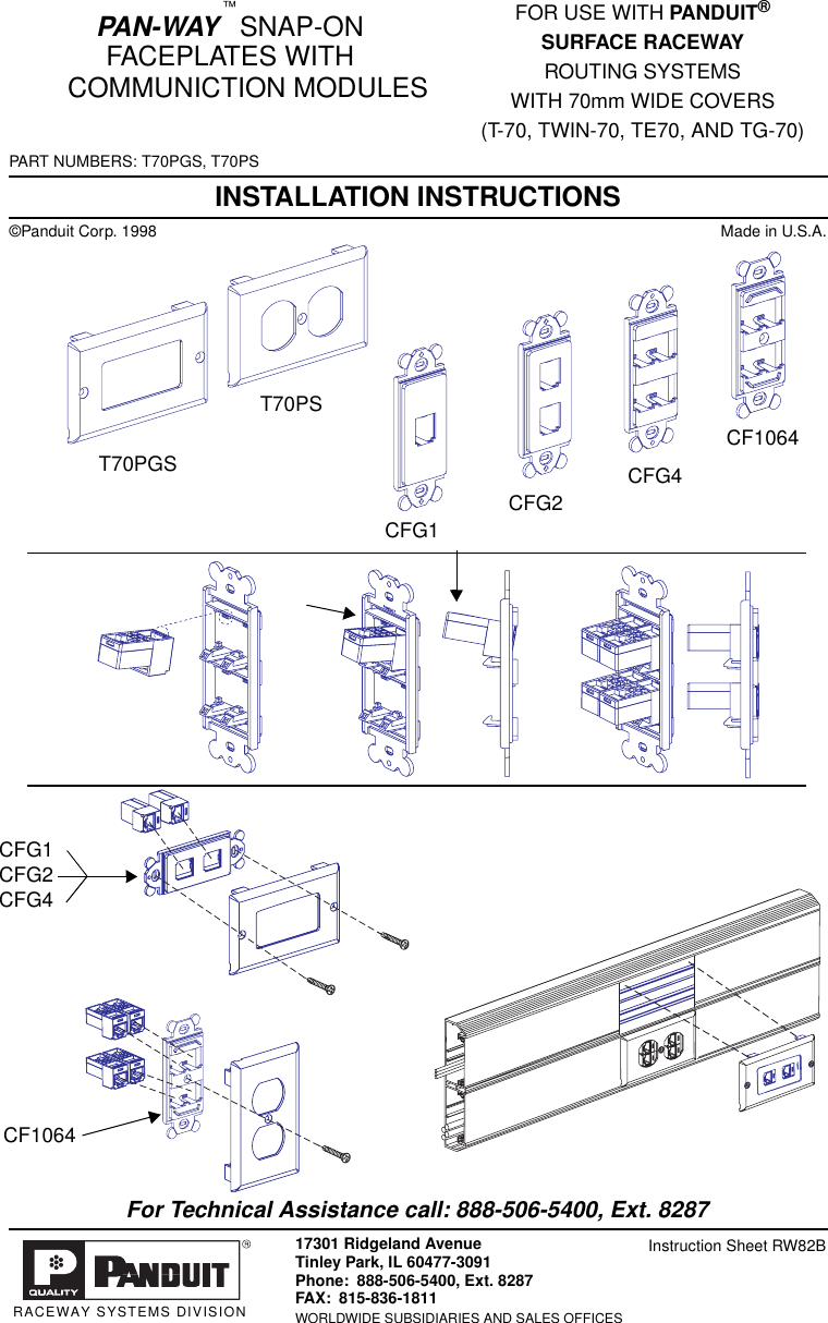 Page 1 of 1 - Installation Instructions  Directions