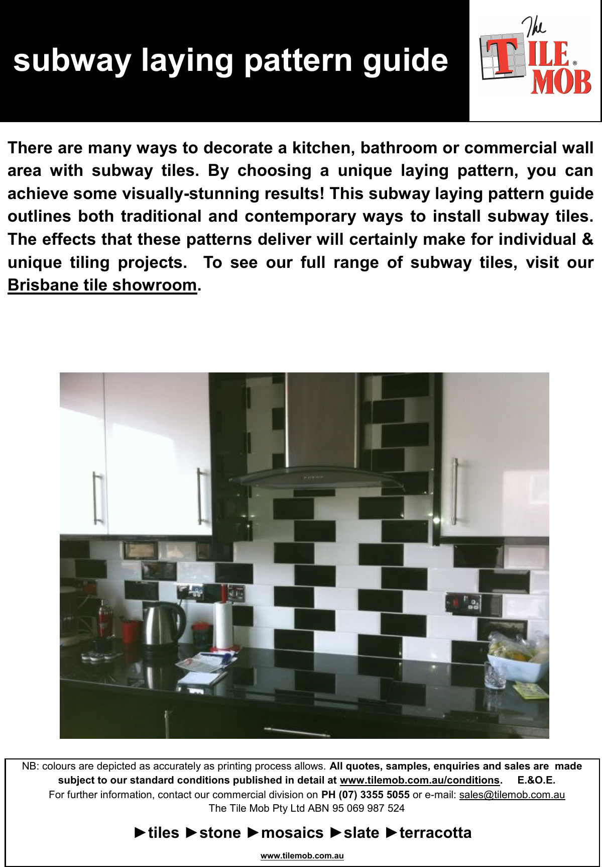 Page 1 of 6 - 1408681668one Subway Tile Pattern Laying Guide The Mob Brisbane
