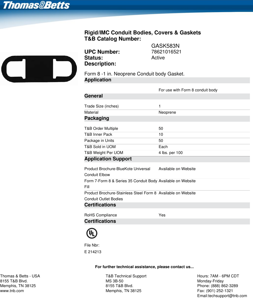 Page 1 of 1 - Product Detail Manual 